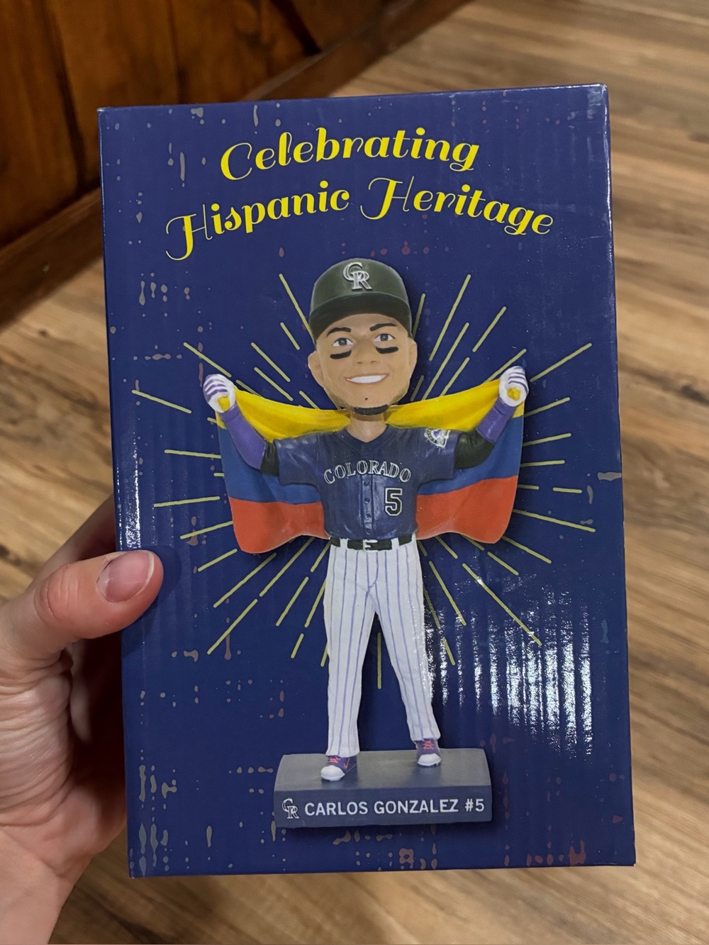 New Colorado Rockies Carlos Gonzalez #5 bobble head